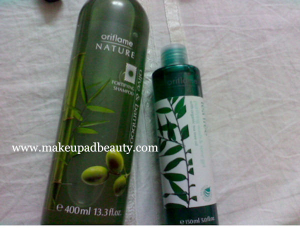 Olive /bamboo shampoo, and tea tree oil face wash…