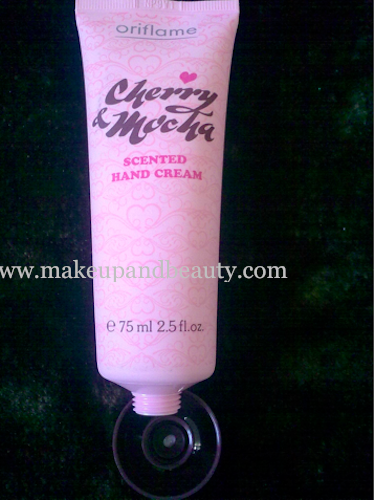 Oriflame cherry mocha hand cream