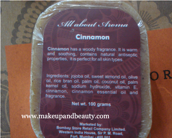 Bombay store cinnamon soap