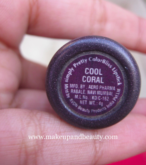 avon cool coral lipstick