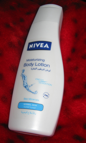 nivea moisturizing body lotion