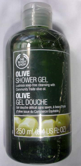 the body shop olive shower gel
