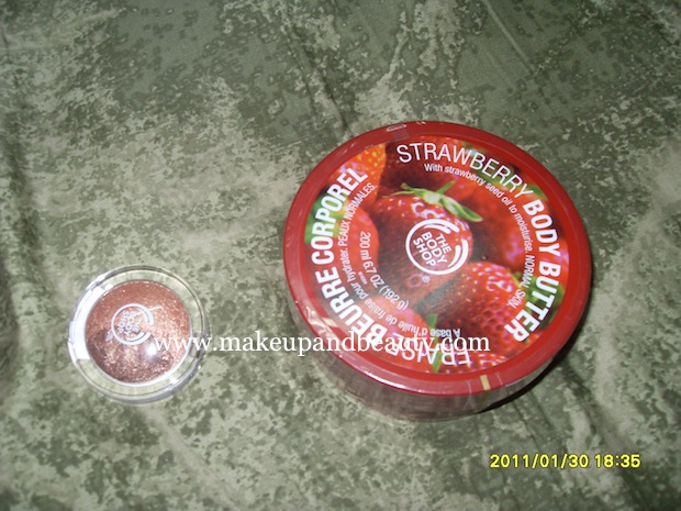 the body shop body butter strawberry