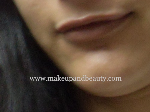 Chambor Silk touch lipstick Silk woods on lips