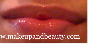 Elizabeth Arden 8 Hour Cream on lips