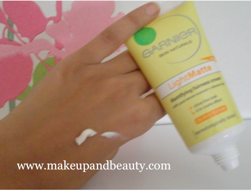 Garnier skin naturals mattifying fairness cream