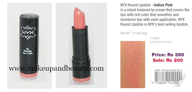 NYX Lipstick Indian pink