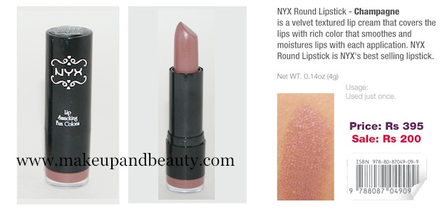 NYX Lipstick Champagne