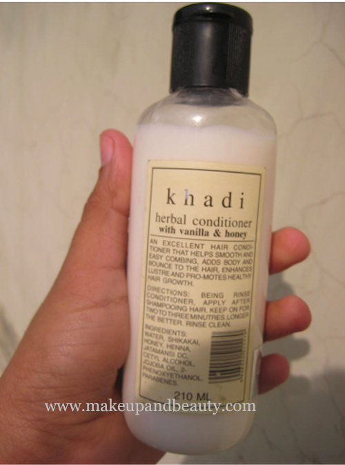 khadi hair conditioner vanilla honey
