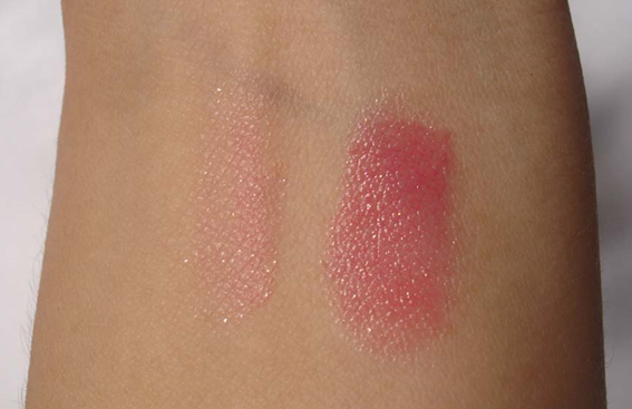 lipice color sweet rose swatch