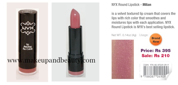 NYX Round Lipstick Milan
