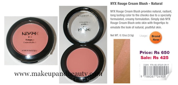 NYX Cream Blush Natural