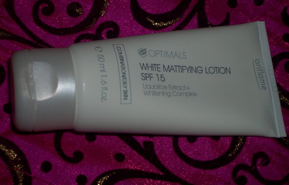 oriflame optimals white mattifying lotion
