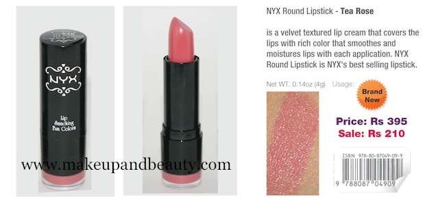 NYX round Lipstick tea rose