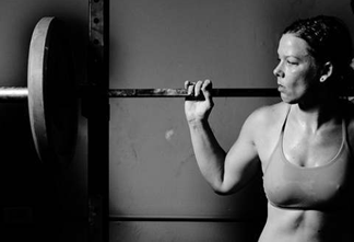 women weight lifting strength training