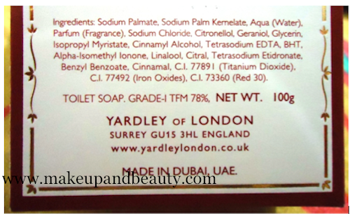 yardley london soap