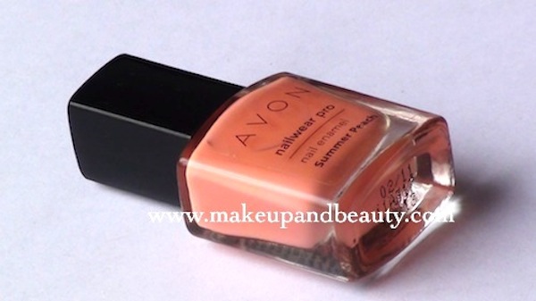 Avon nail paint summer peach