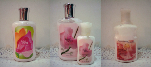 bath and body works sweet pea lotion