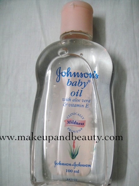 Johnson's Baby Oil Review - Indian Makeup and Beauty Blog