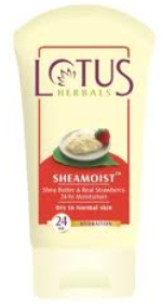 lotus herbals sheamoist 24 hour moisturizer