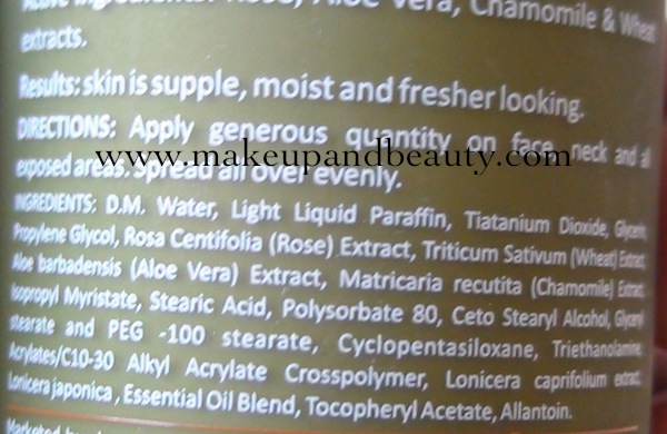 lotus phyto rx protective lotion ingredients