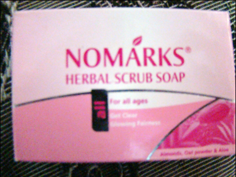 nomarks herbal scrub soap