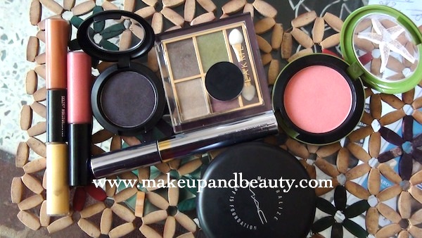 products used MAC peacocky Collection