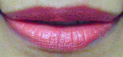 fiery orange lips