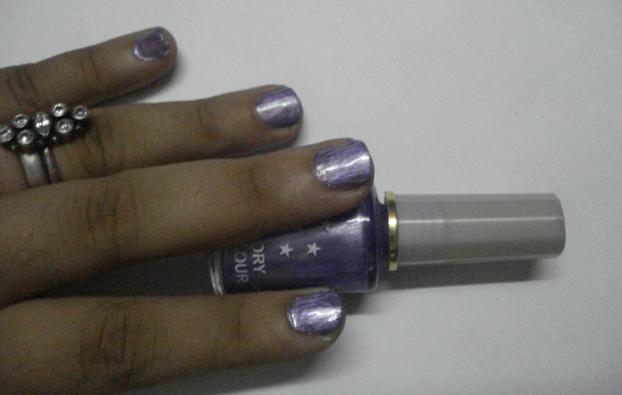 pearl purple nail paint