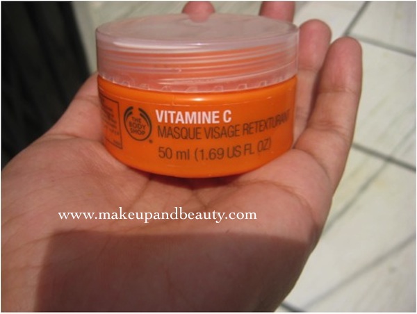 İnatçı mucize sofistike  The Body Shop Vitamin C Peel Off Mask Review - Indian Skin Care