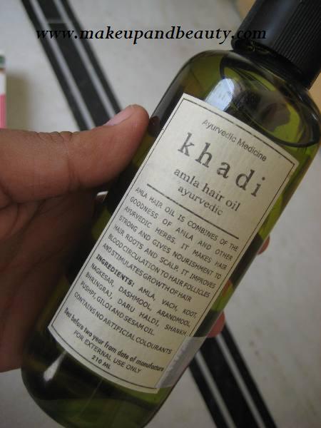 khadi STRONG AMLA Hair Oil - For Healthy Hair & Strong Roots