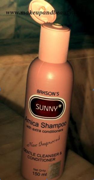Bakson's Sunny Arnica Shampoo Review - Indian Makeup and Beauty Blog