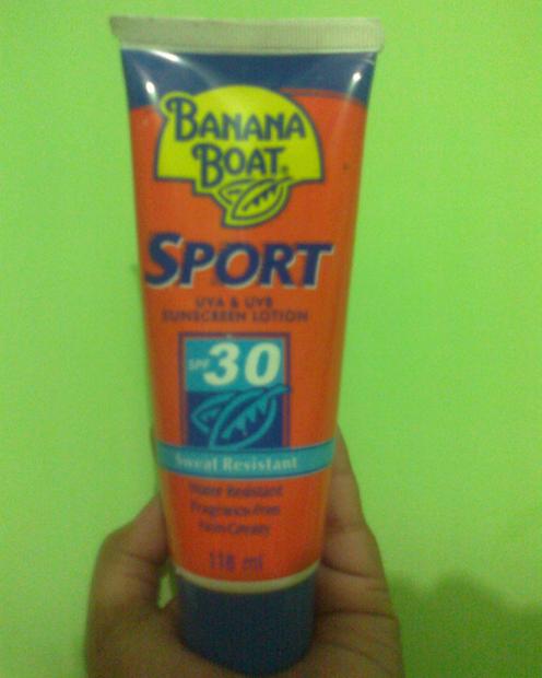 banana boat sunscreen