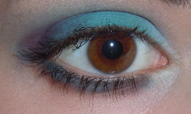 finished eye makeup look