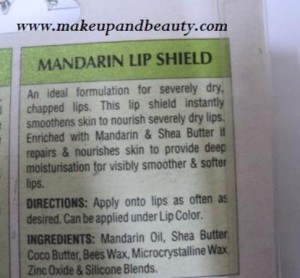 mandrin lip shield