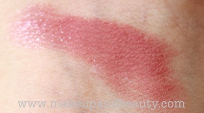 rose brown lipstick swatch