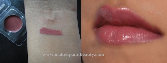 Inglot lipstick # 50 swatch