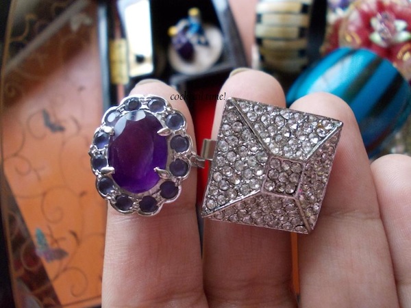 Purple Cocktail Ring