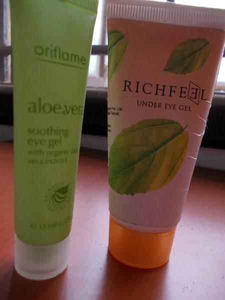 richfeel eye gel and oriflame