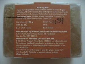 Seabuckthorn Ingredients