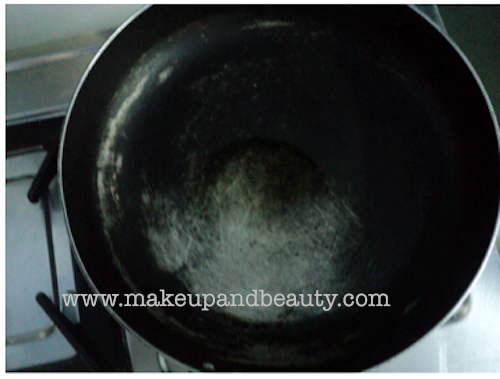 heat oil in pan