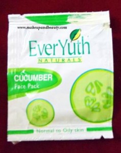 everyuth naturals cucumber face pack