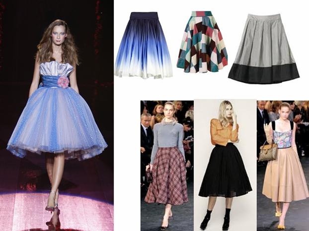 how to wear full skirts