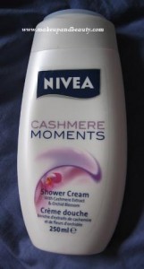 nivea cashmere moments shower cream