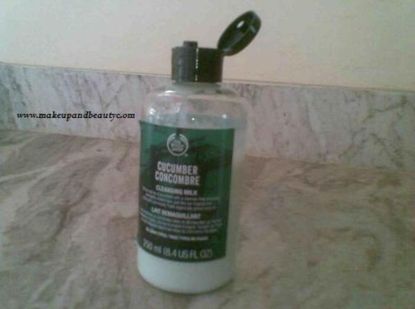 the body shop cucmber cleansing milk review