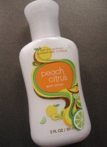 Bath and Body Works Peach Citrus Body Lotion