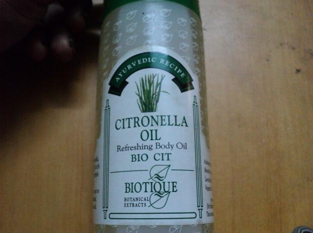Biotique Citronella Refreshing Body Massage Oil Review