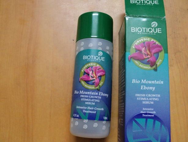 Biotique Mountain Ebony Fresh Growth Stimulating Serum Review