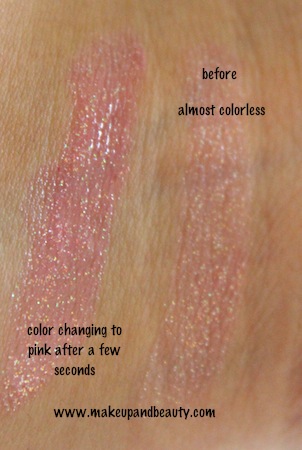 swatch before and after