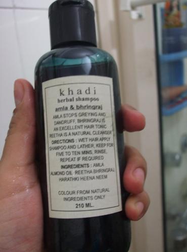 Khadi Amla Bhringraj shampoo review